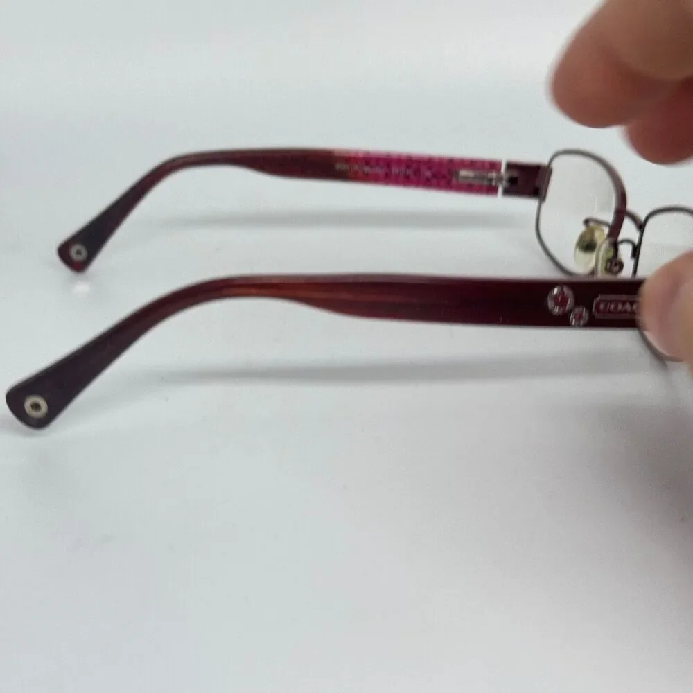 COACH‎ Eyeglasses HC 5006 9041 Rhinestone Summer Burgundy 49-17-130 H15980
